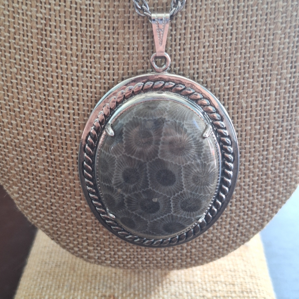 Petoskey Stone Necklace - Picture 3 of 5